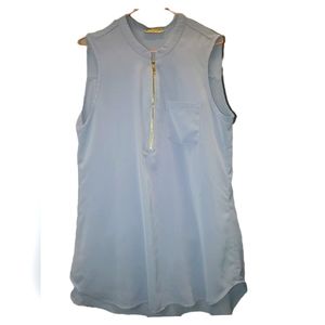 Blue Grey Woman's Sleeveless Blouse size medium